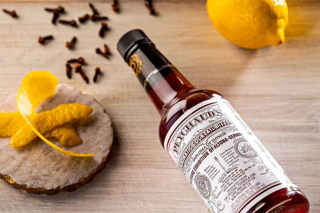 Bottle label or serving context: Aromatic Bitters